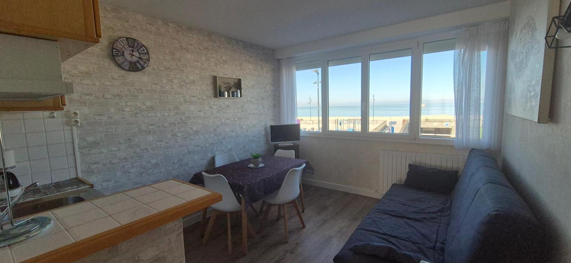 Residence Du Bord De Mer 9 Appartements Avec Une Vraie Vue Mer Le Tréport Exteriér fotografie