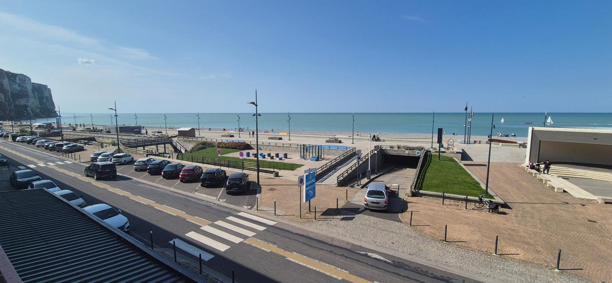 Residence Du Bord De Mer 9 Appartements Avec Une Vraie Vue Mer Le Tréport Exteriér fotografie