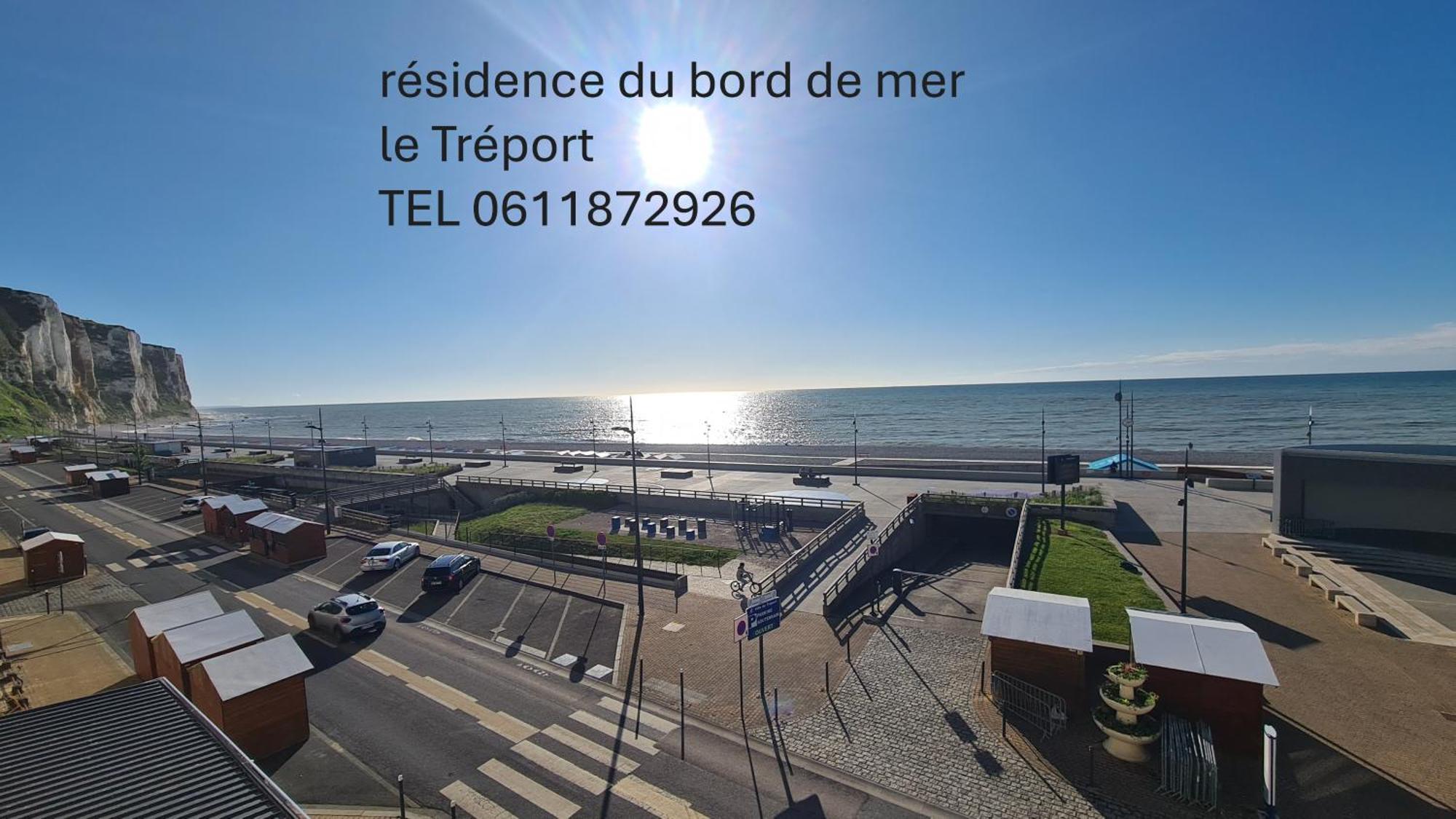 Residence Du Bord De Mer 9 Appartements Avec Une Vraie Vue Mer Le Tréport Exteriér fotografie