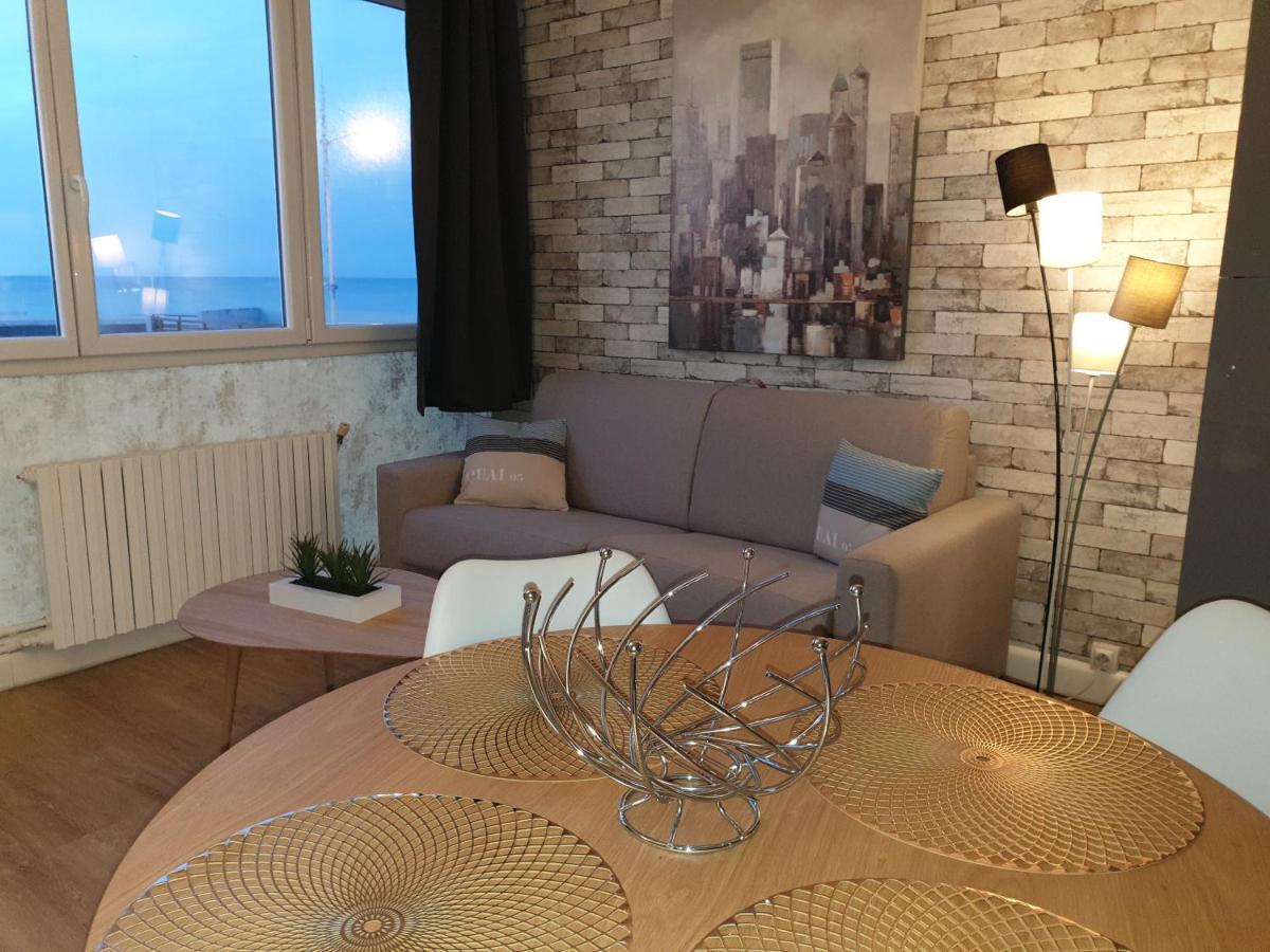 Residence Du Bord De Mer 9 Appartements Avec Une Vraie Vue Mer Le Tréport Exteriér fotografie